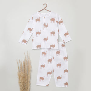 'A Caravan of Camels' Kurta Pyjama Set