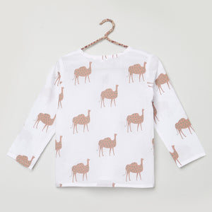 'A Caravan of Camels' Kurta Pyjama Set