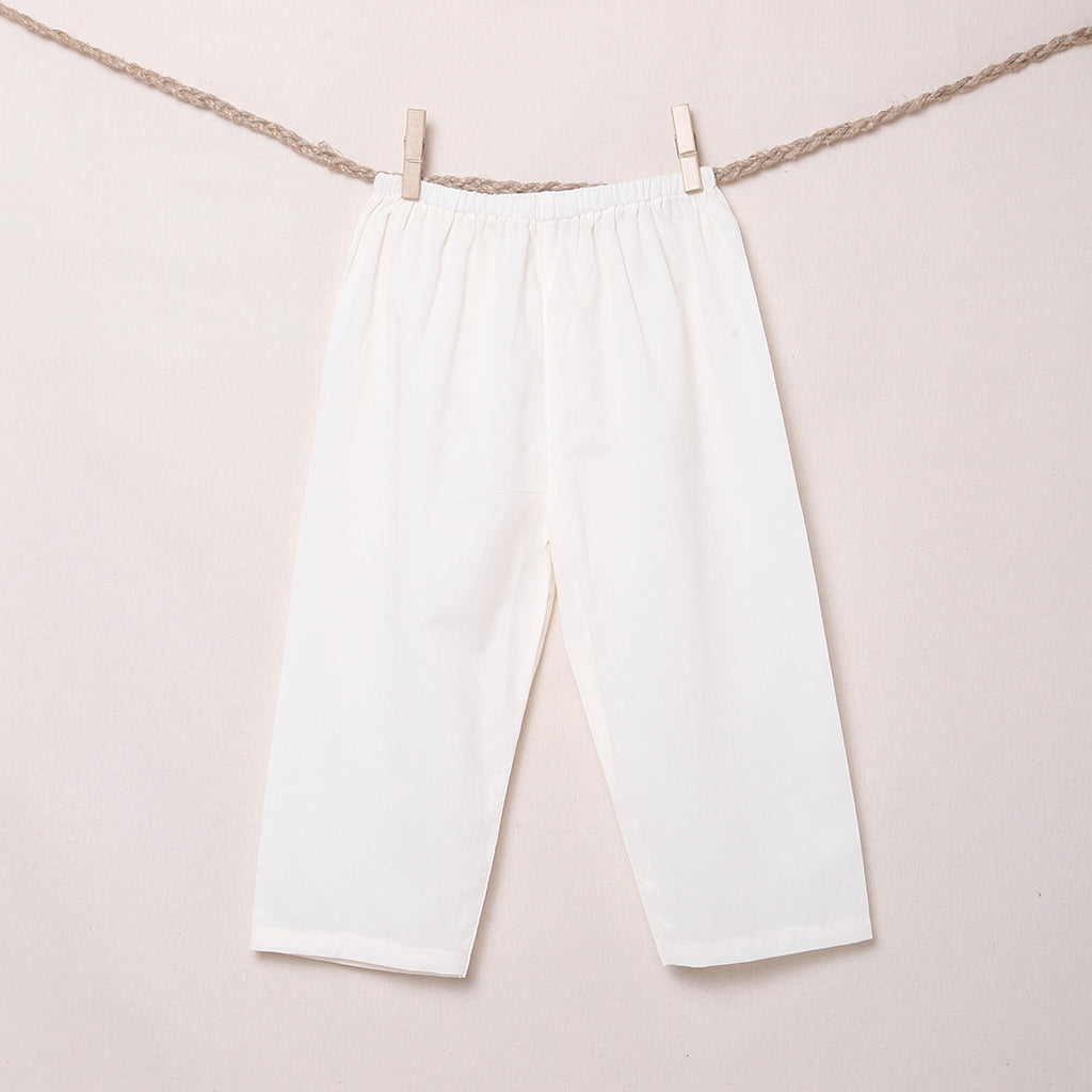 Plain Cream Pyjama/ Salwar