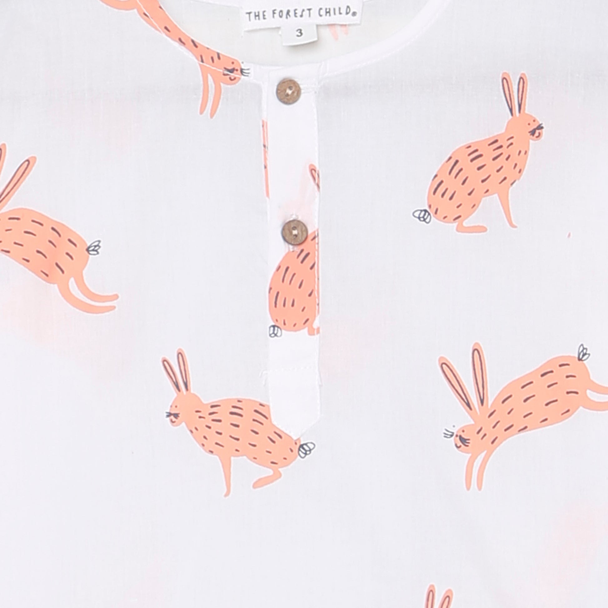 'A Down of Hares' Kurta Pyjama Set