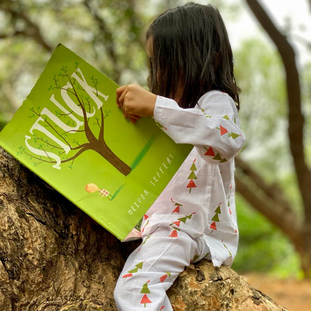 A Forest of Trees - Kurta Pyjama Set