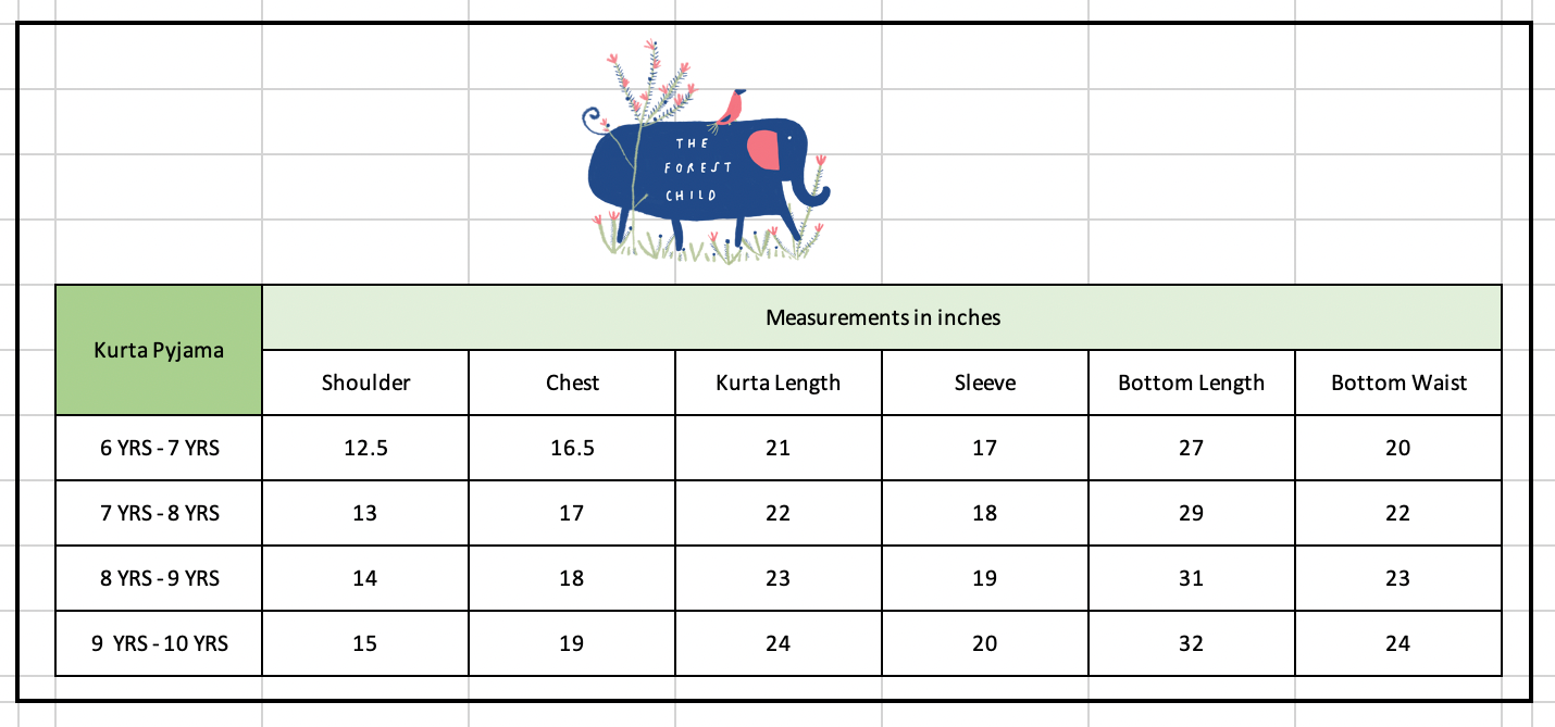 'An Ambush of Tigers' Kurta Pyjama Set