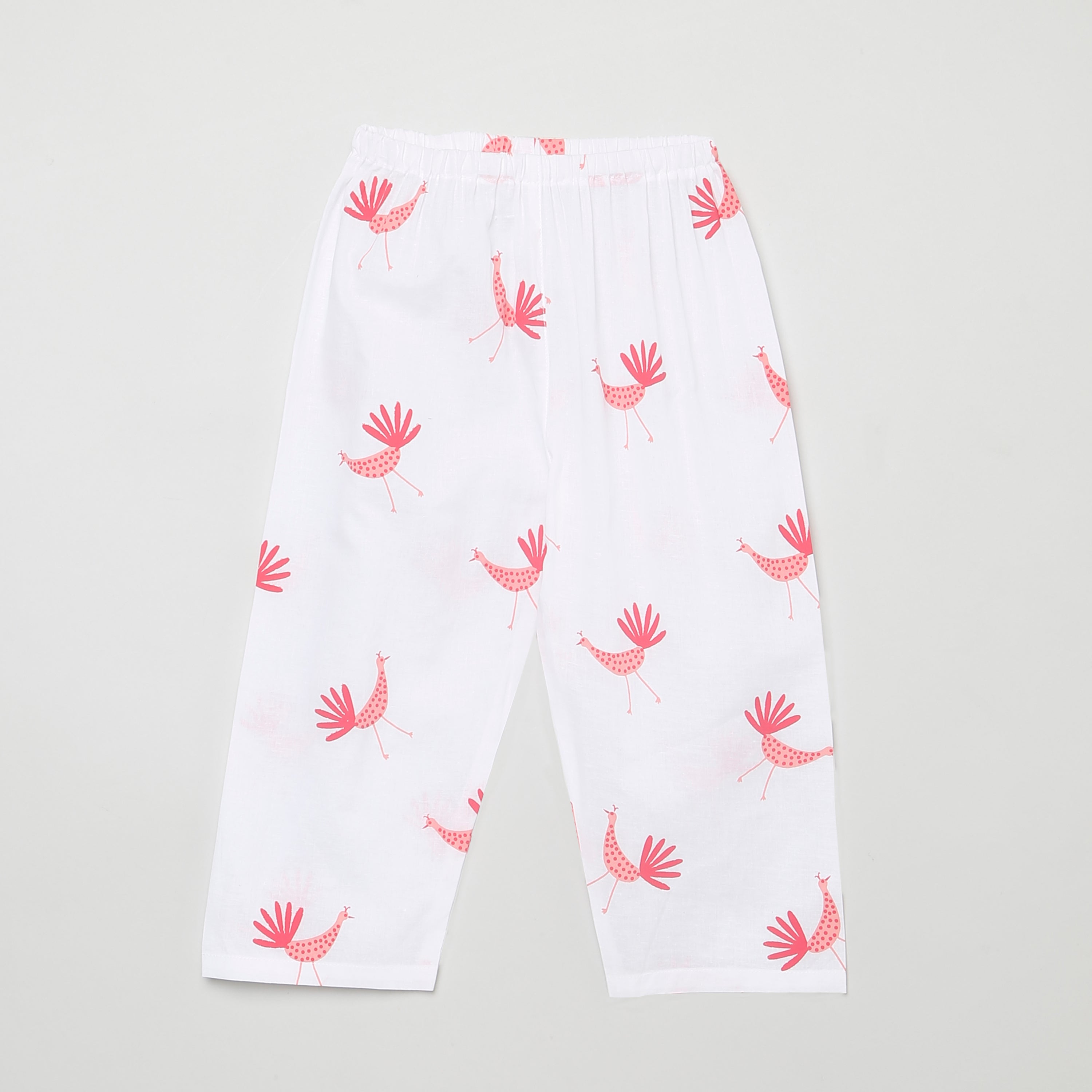 'A Pride of Peacocks' Kurta Pyjama Set