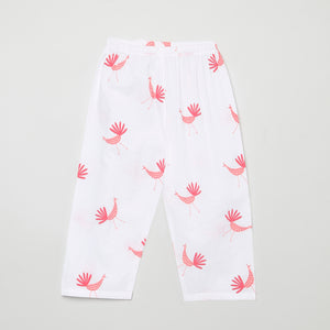 'A Pride of Peacocks' Kurta Pyjama Set