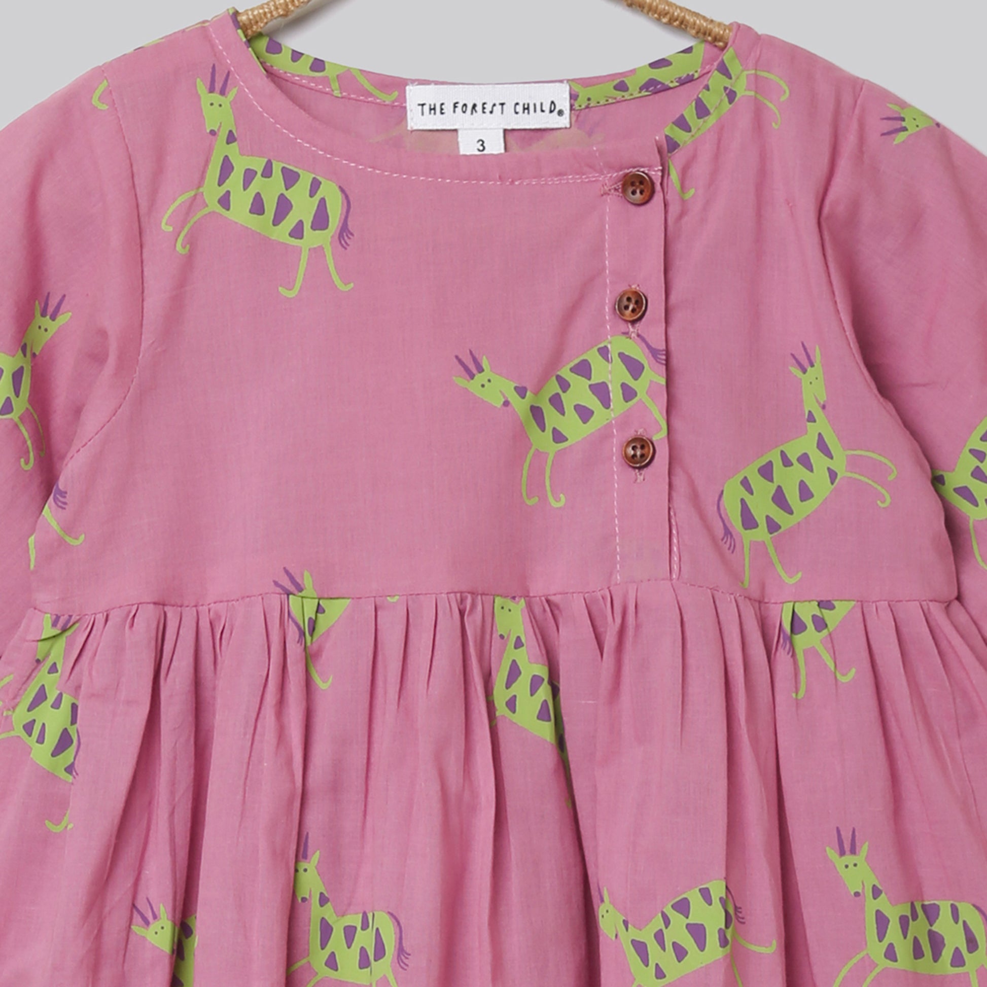 ‘A Cluster of Chinkaras’ Casual Dress