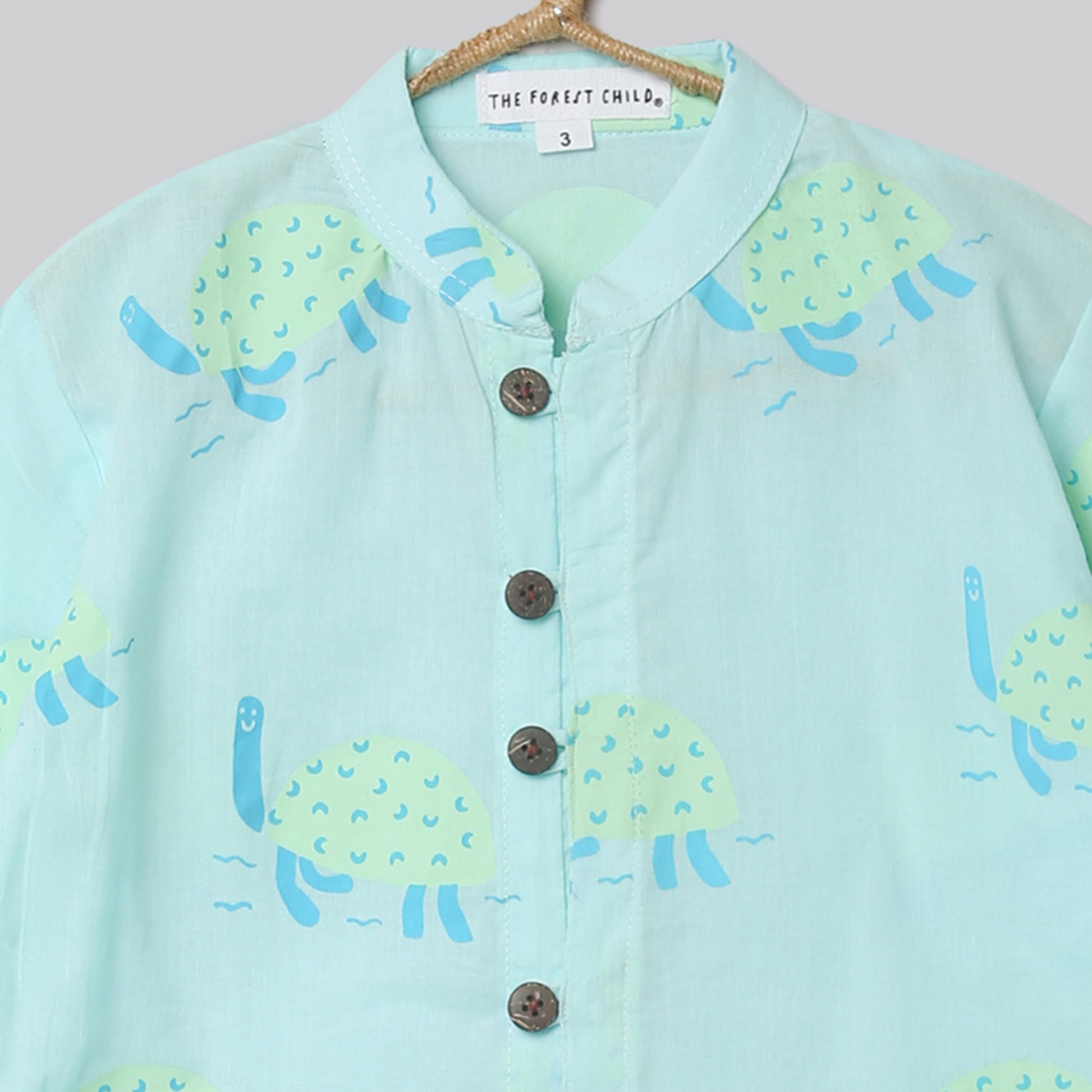'A Bale of Turtles' Casual Kurta