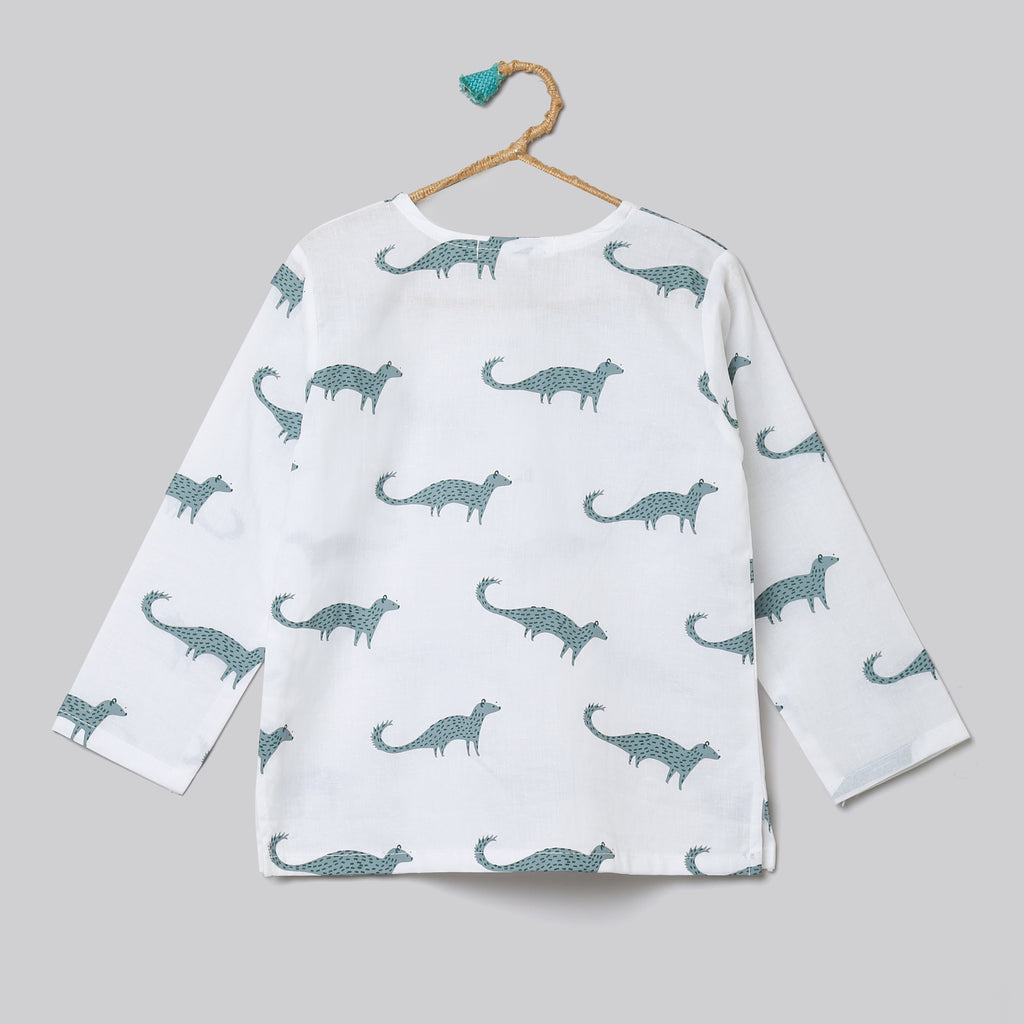 'A Band of Mongooses'  Kurta Pyjama Set