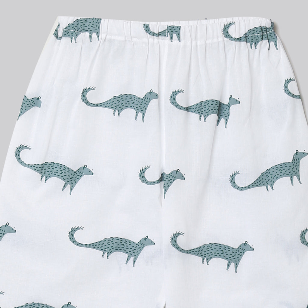 'A Band of Mongooses'  Kurta Pyjama Set