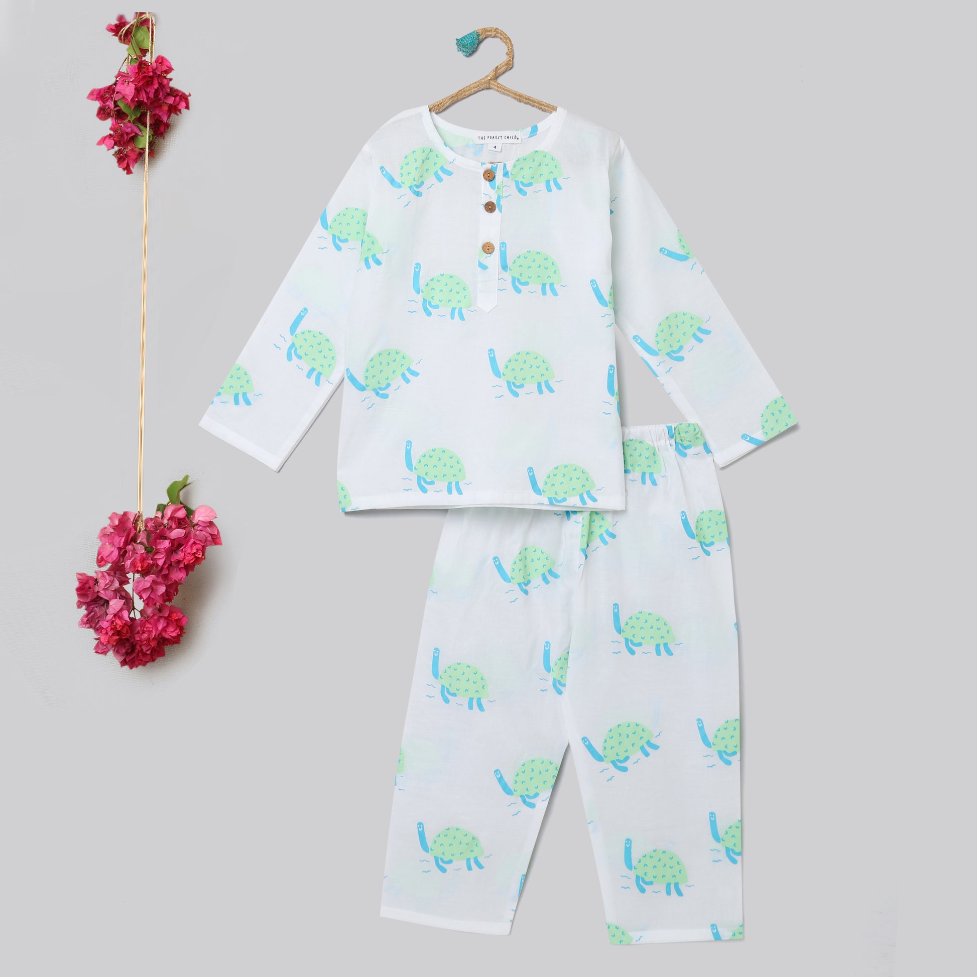 'A Bale of Turtles'  Kurta Pyjama Set