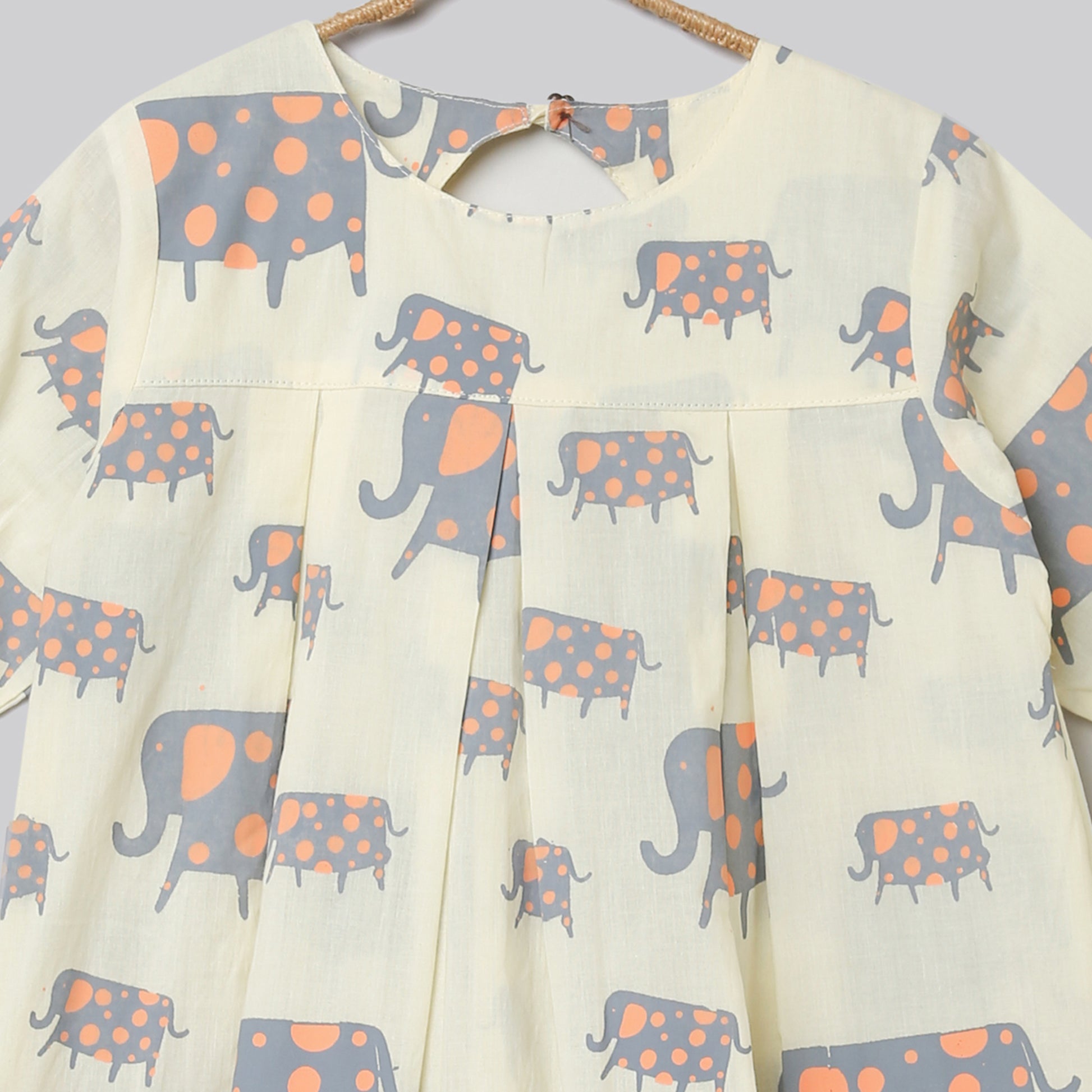 ‘A Parade of Elephants’ Dress with pockets