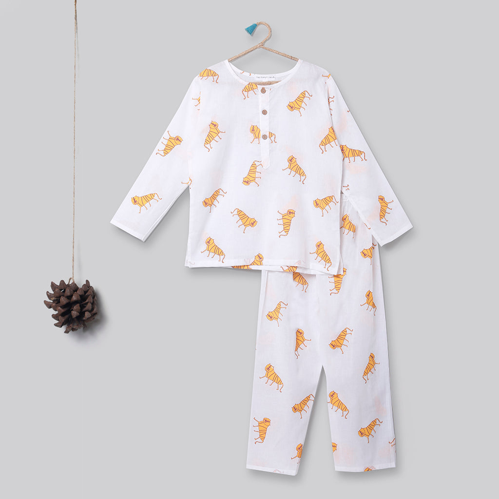 'An Ambush of Tigers' Kurta Pyjama Set